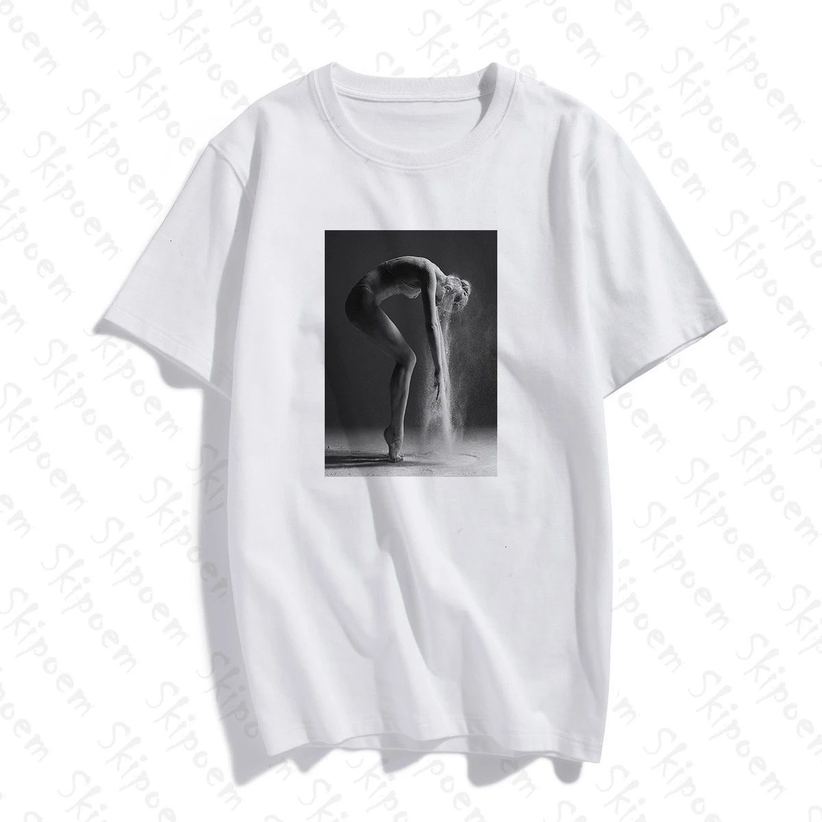 

Футболка для девочек, хлопок, с коротким рукавом, в скандинавском стиле, размера плюс