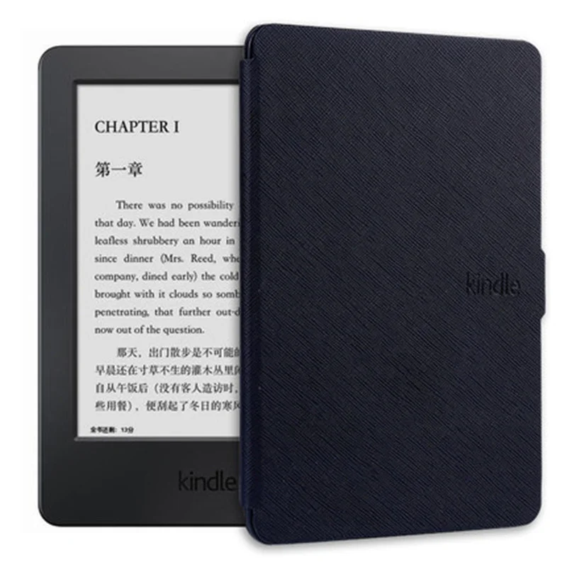 Black Магнитный смарт-чехол для Amazon Kindle 8th Gen модель 6' чехол для планшета чехол для электронной книги для Kindle 8th с автоматическим пробуждением/спящим режимом - Цвет: Black