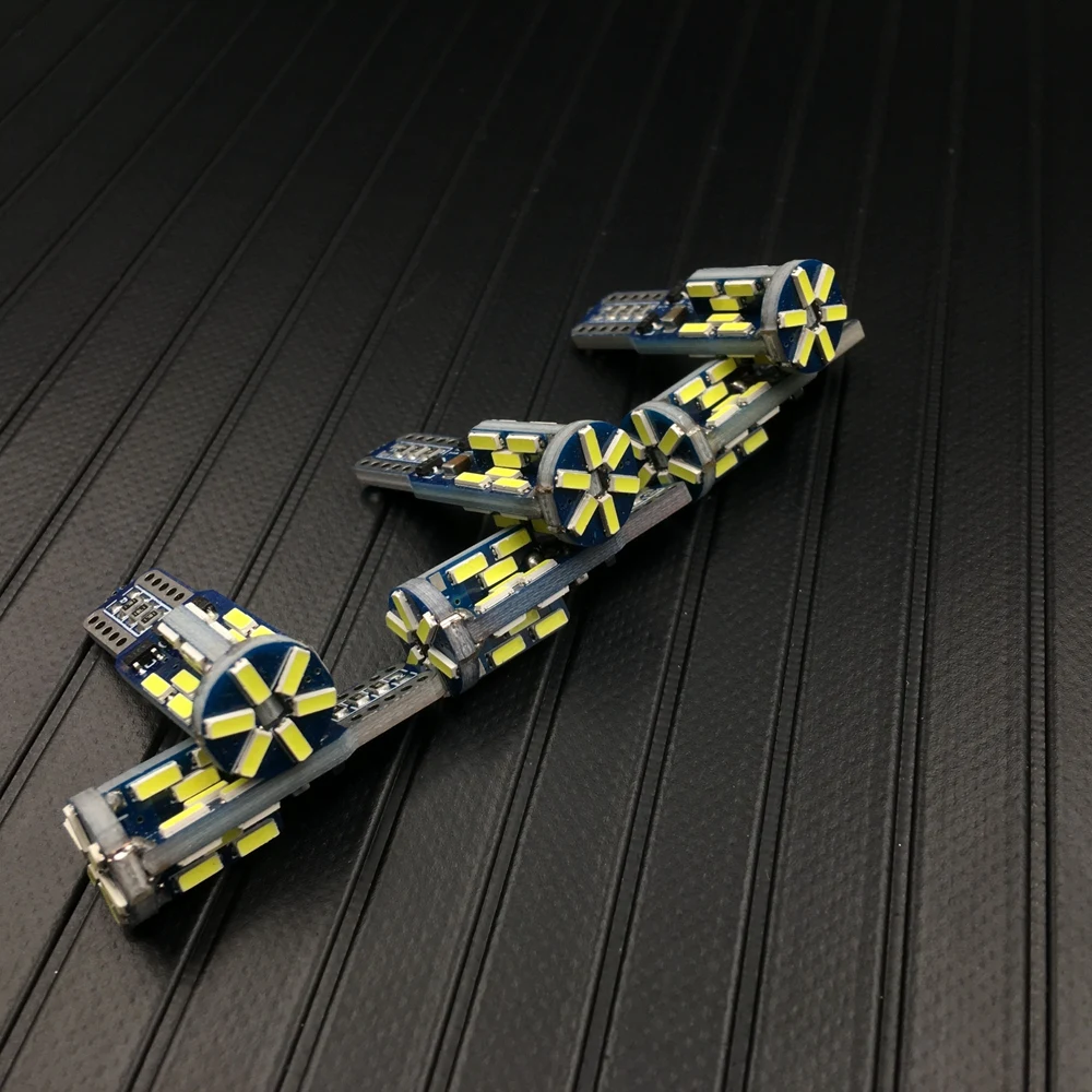 Светодиодсветодиодный CAN-шина T10 для автомобиля 30 SMD 4014 чип светодиодсветодиодный