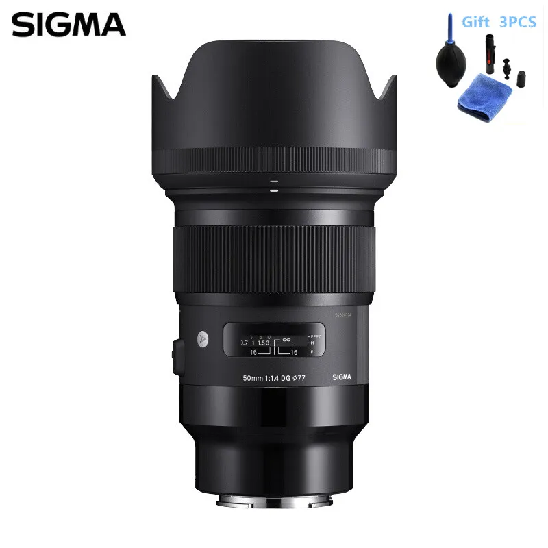 Художественные линзы Sigma 50/1.4 50 мм F1.4 DG HSM художественные DSLR-линзы для Nikon Canon D7500 D500
