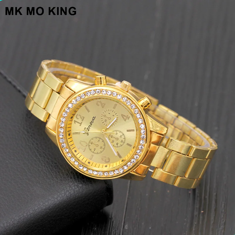 2019 женские часы с искусственным хронографом кварцевые классические круглые