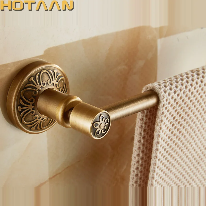 Bar/towel Holder,solid Aluminium,antique Brass Finish,wall Mounted Bathroom Accessories