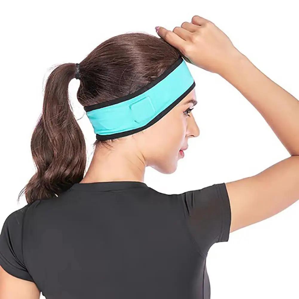 

Bluetooth4.0+EDR Headset Wireless Headband Music Headband Fitness Sports Outdoor Run Gym Sleep Music Blue Color