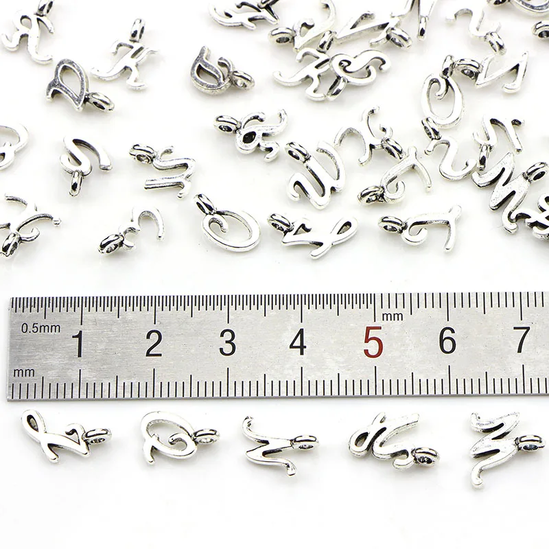 52 шт. подвески с буквами английского алфавита для женщин и мужчин |