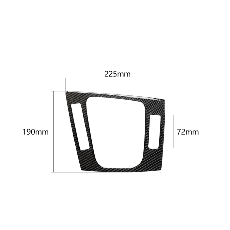 

Carbon Fiber Car Inner Gear Shift Box Panel Cover Trim Sticker Fit for -BMW 3 Series E46 1998-2005