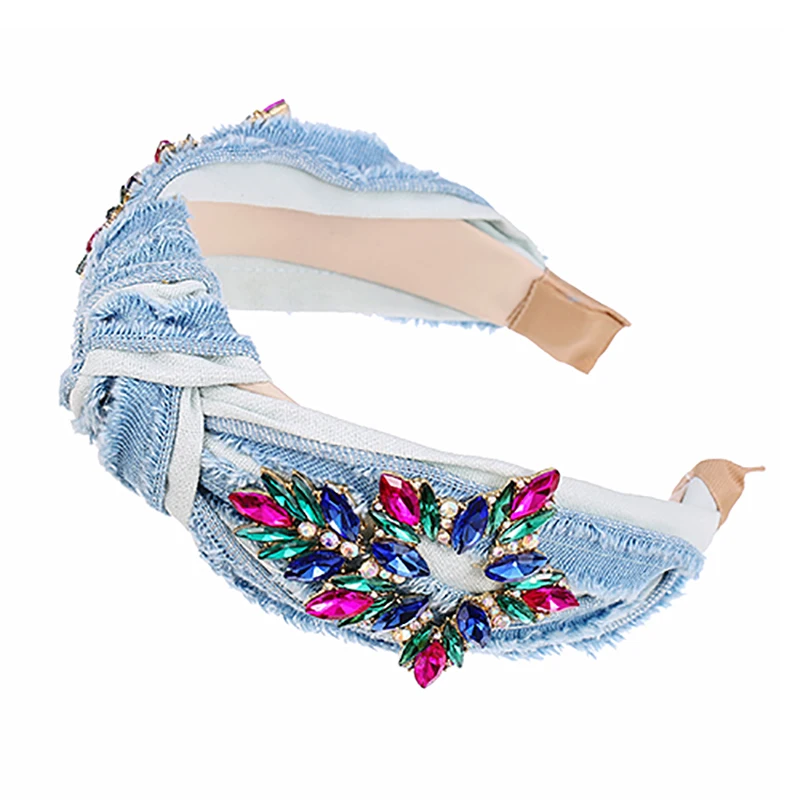 

Модный ковбойский узел ZHINI 2021, аксессуары для волос, личность, сделай сам, роскошный красочный кристалл, фотоаксессуары для женщин, подарок для девушки