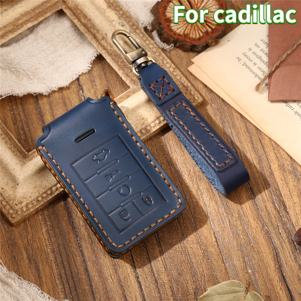 

Чехол-брелок для ключей автомобиля, кожаный, для Cadillac Escalade SRX, XTS, ATSL, SLS, CTS, STS, ATS, BLS, чехол брелока Дистанционного Управления