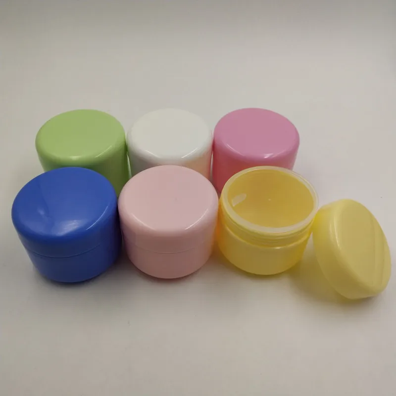 Бесплатная доставка для 60 шт./лот 50 г многоцветный контейнер косметических