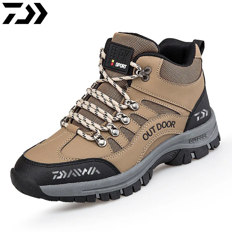 

Мужская обувь для рыбалки Daiwa, водонепроницаемая, ветрозащитная, зимняя, бархатная, для рыбалки, походов, альпинизма, Спортивная одежда на от...