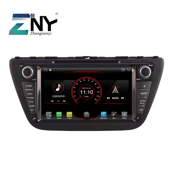 Автомагнитола 8 дюймов Android 10 GPS для Suzuki SX4 S Cross 2014 2015 2016 2017 FM мультимедиа DVD DSP аудио