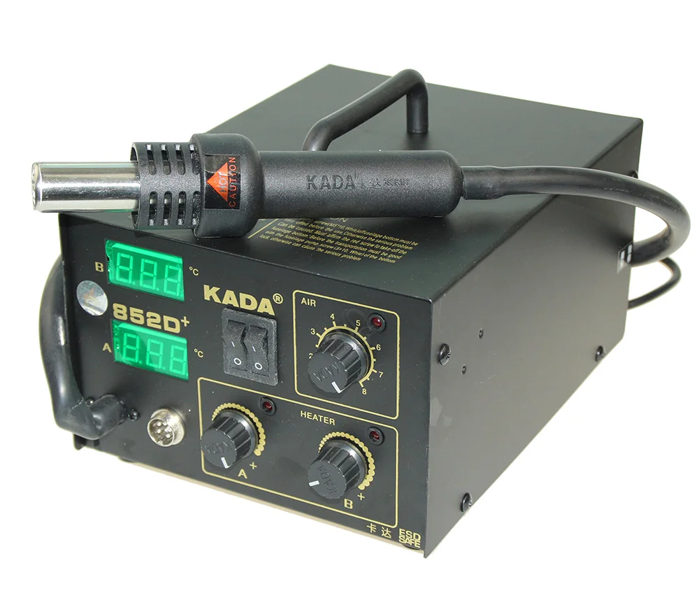 Горячая Распродажа KADA 852D + паяльная станция SMT паяльник горячим воздухом для