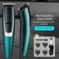hot selling mens universal electric clippers hair salon retro oil head engraving small clippers usb home hair clipper