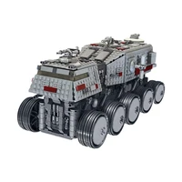 moc ucs juggernaut red tank building blocks kit for star of space wars assault car assemble chariot model toys for children gift