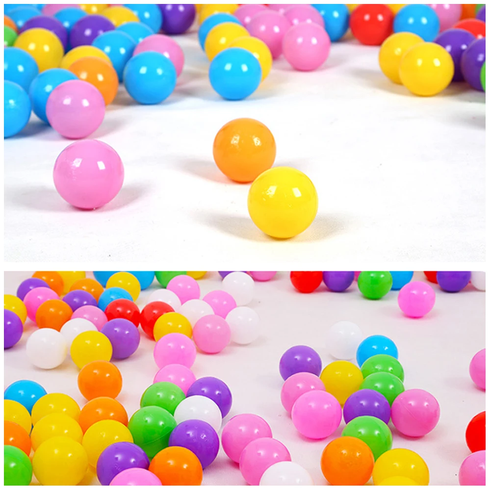 

Colors Baby Plastic Balls Baby Ocean Pool Ball Kids Colorful Soft Plastic Ocean Water Pool Ball Funny Kid Swim Pit Toy