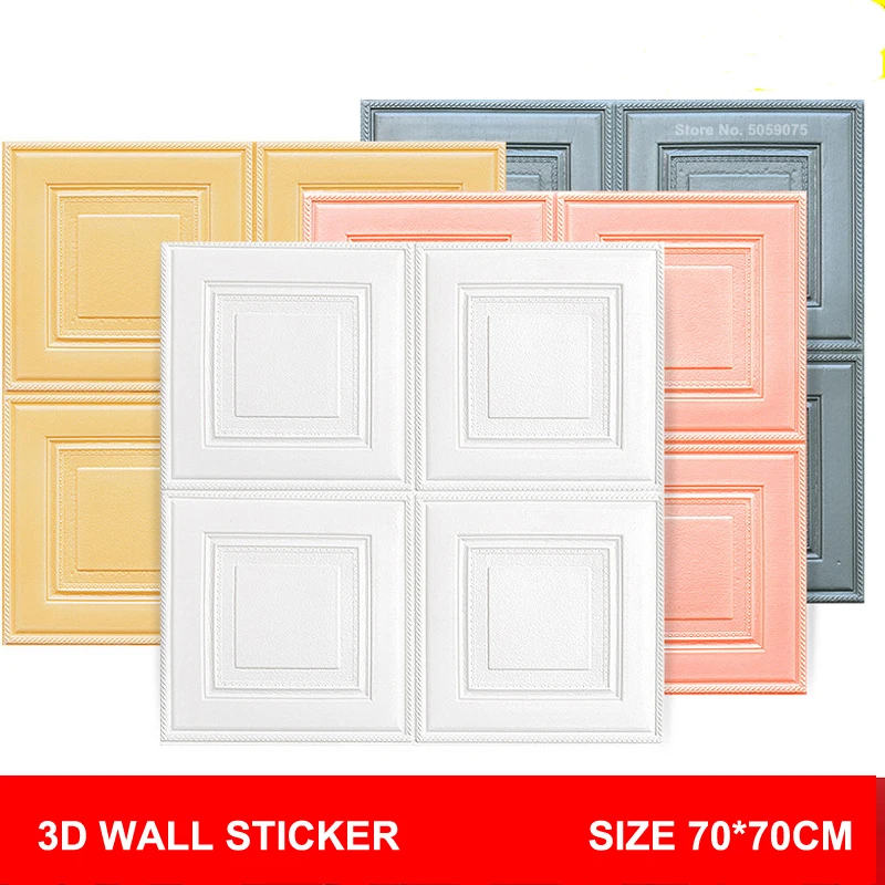 

3D Wall Stickers Self Adhesive Wallpaper Waterproof TV Background Living Children Room Decoration Wallpaper Bedroom Decoration