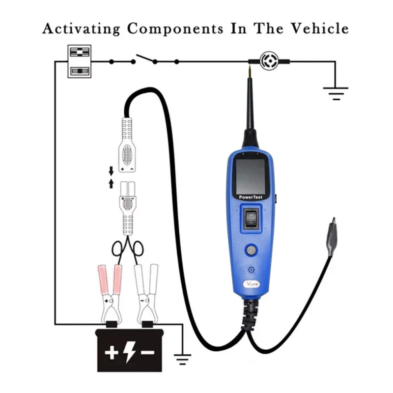 Vgate PT150 Power Test er Probe Car Electric Circuit автомобильный диагностический инструмент для