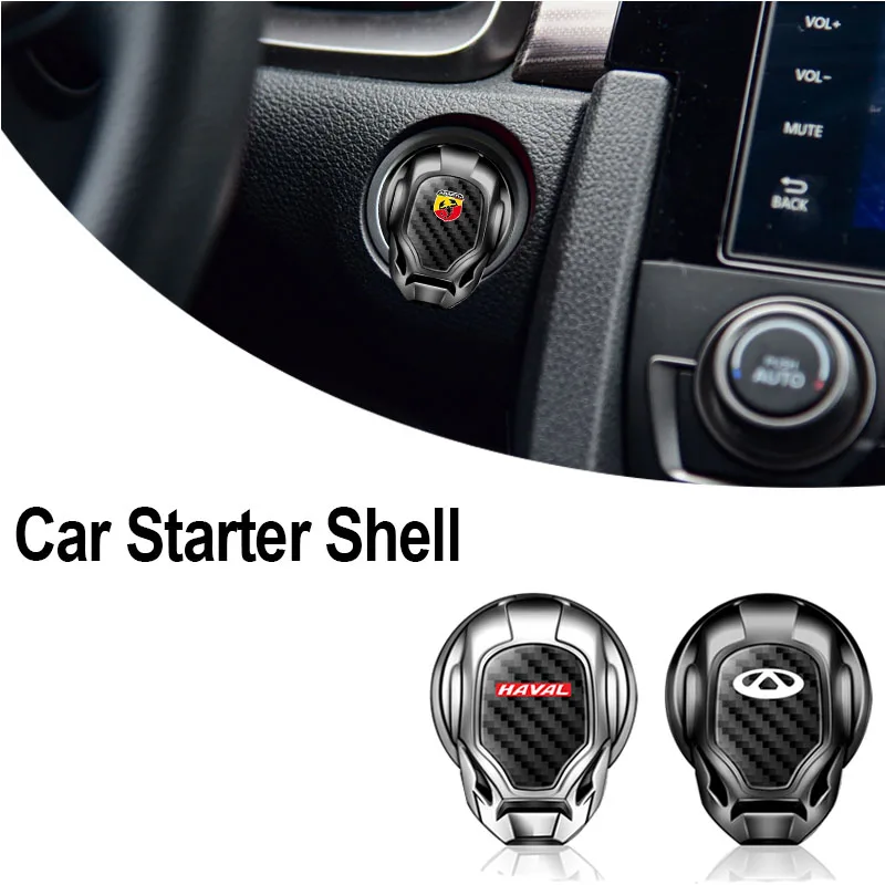 

1pc Car Engine Start Stop Button Protective Cover Sticker for Seat Leon Mk2 Mk3 Altea Freetrack Ibiza 6j Cover Mat Accessories