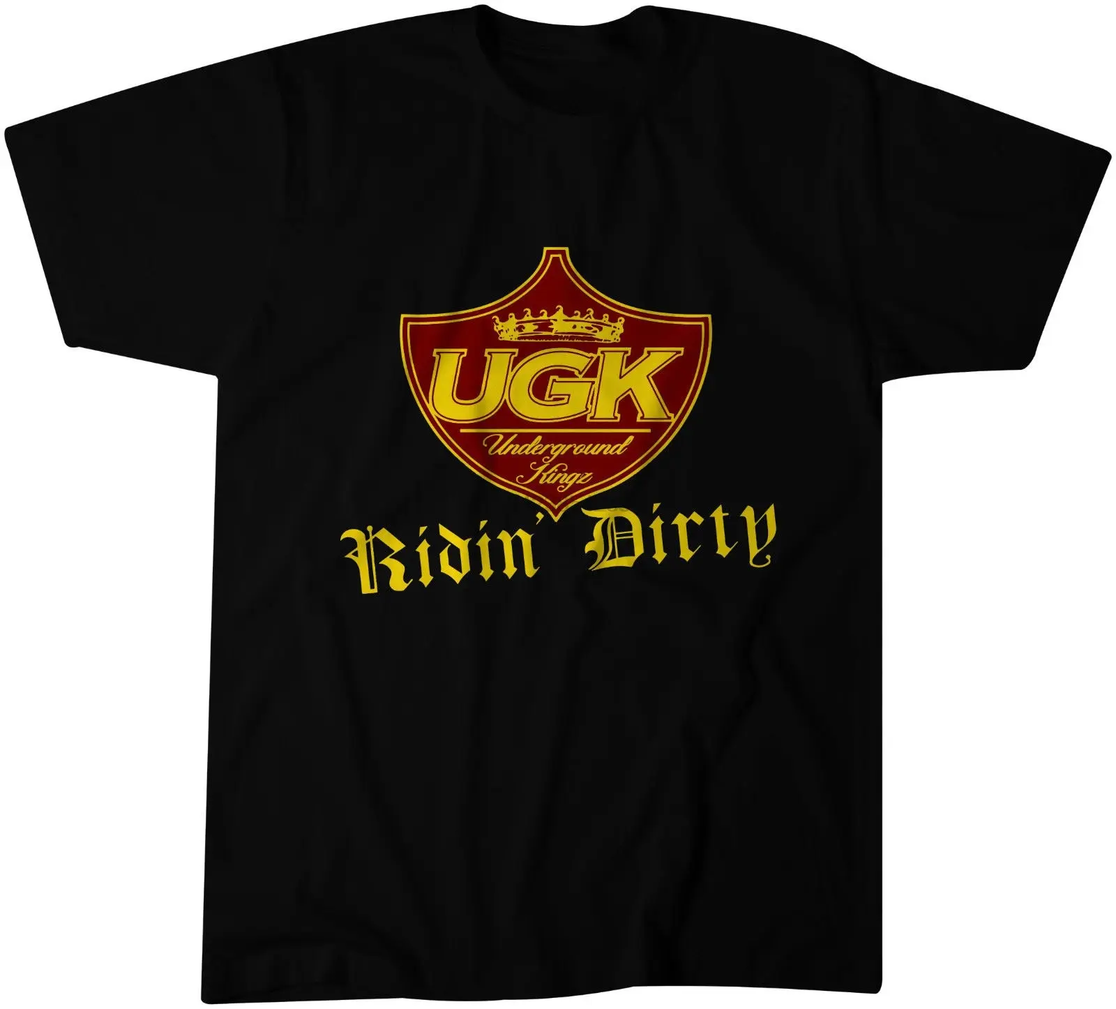 UGK Ridin Dirty Promo Футболка-классический хип-хоп-кантри рэп-мелодии |