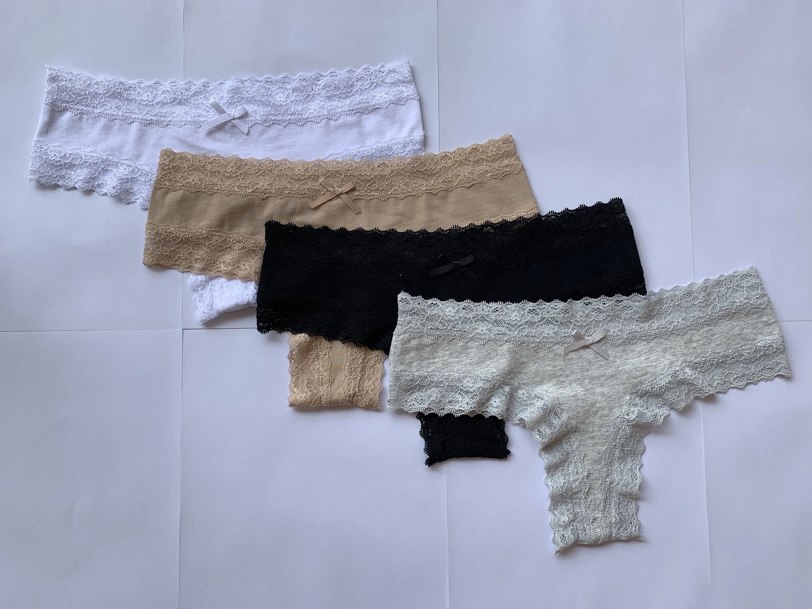 

Женские кружевные трусики VIC LINUO, мягкие и растягивающиеся, 4 шт. в упаковке