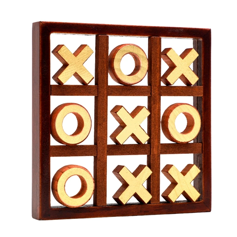 

Игра Tic Tac Toe для игр с друзьями и семьей-маленький, портативный, упакованный, классический набор инструментов для настольной игры