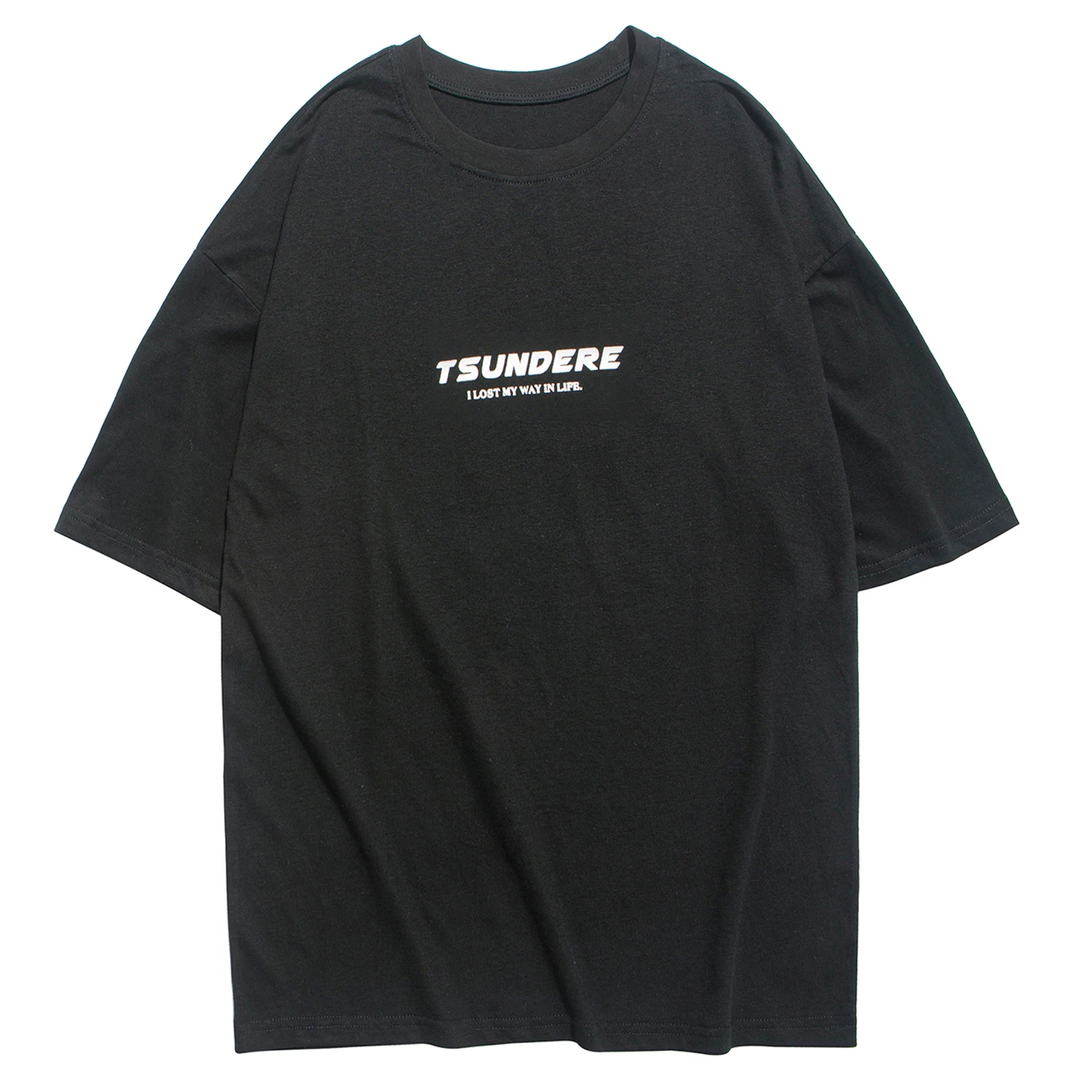 Aelfric Eden 2020 весна лето Харадзюку Простой стиль с коротким рукавом хип хоп Angel Cat