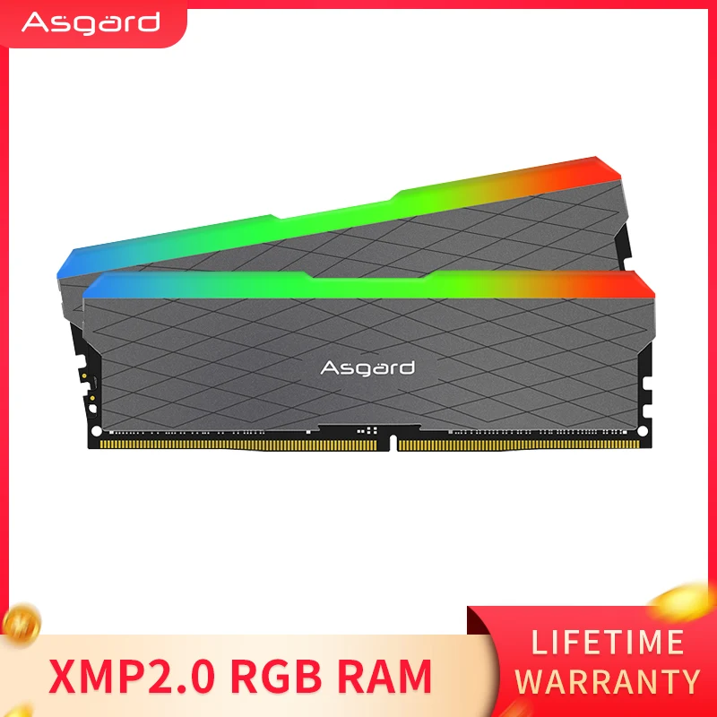 Asgard Loki w2 RGB 8 ГБ* 2 3200 МГц DDR4 DIMM 288-pin XMP Memoria Ram ddr4 настольная Память ОЗУ для компьютерных игр двухканальный