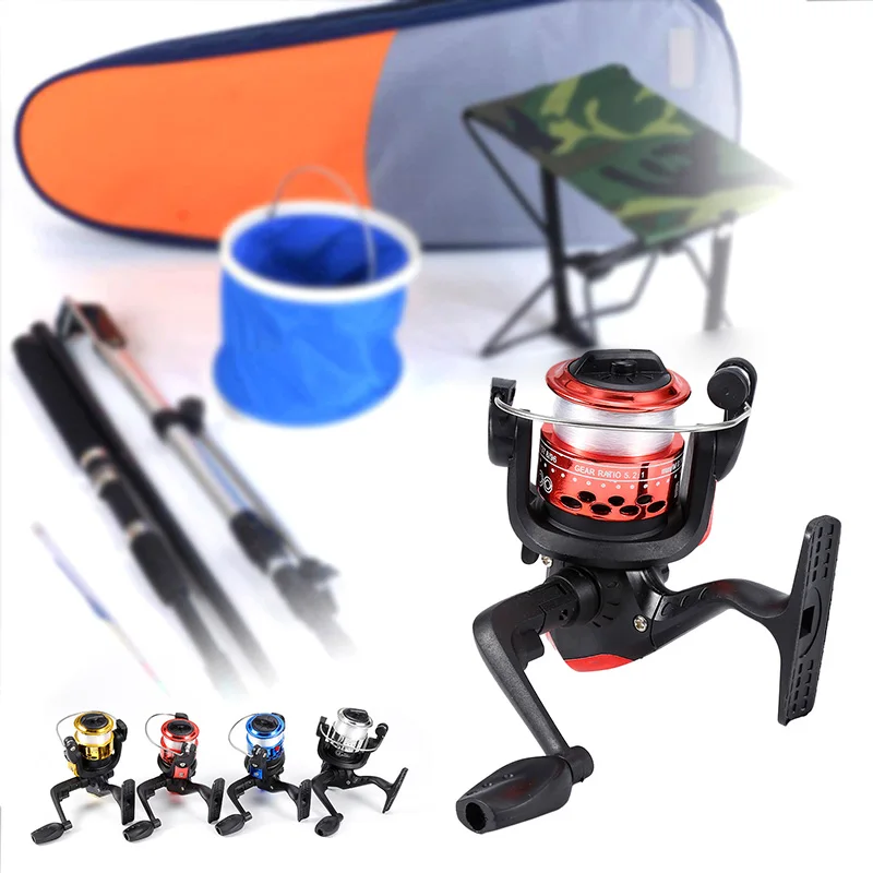 Катушка с гальваническим покрытием для спиннинга 200 маленькие Рыболовные