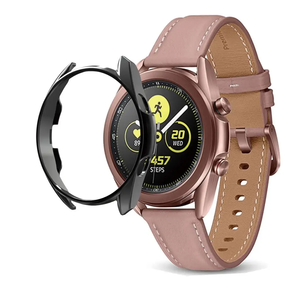 

Чехол из поликарбоната для Samsung Galaxy Watch 3 45 мм, для Galaxy watch 3 41 мм, жесткий защитный чехол из поликарбоната без пленки, защитный бампер для часов