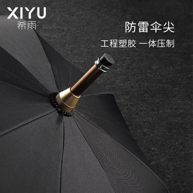 Comprare Ombrello A Manico Lungo Business Adulto Antivento Protezione Uv Ombrello Grande Moda Outdoor Paraguas Mujer Rain Gear BD50UU