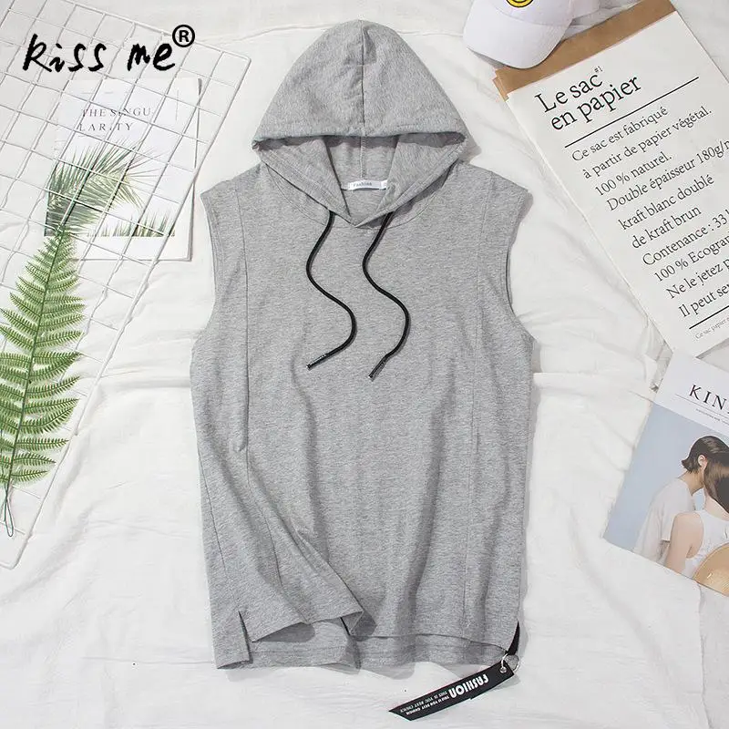 Men Running Vests Hooded Solid Sport Suit Gym Wear Outdoor Fitness Training Sportswear Male Slimming Workout | Спорт и развлечения