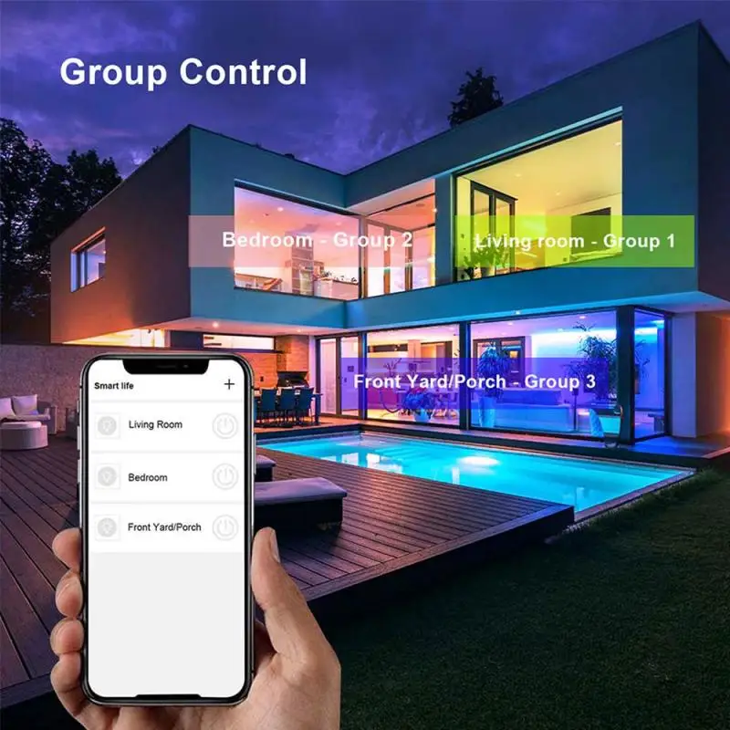 Умная лампа Светодиодная Tuya Zigbee 3 0 5 Вт RGBCW E14 RGB | Электроника
