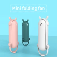 usb fan cooler mini electric fan hand fold small air cooling ventilador portable rechargeable with bank power for home outdoor