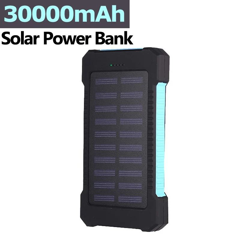 30000 мА/ч регулятором солнечного заряда Мощность Bank внешняя Батарея Портативный