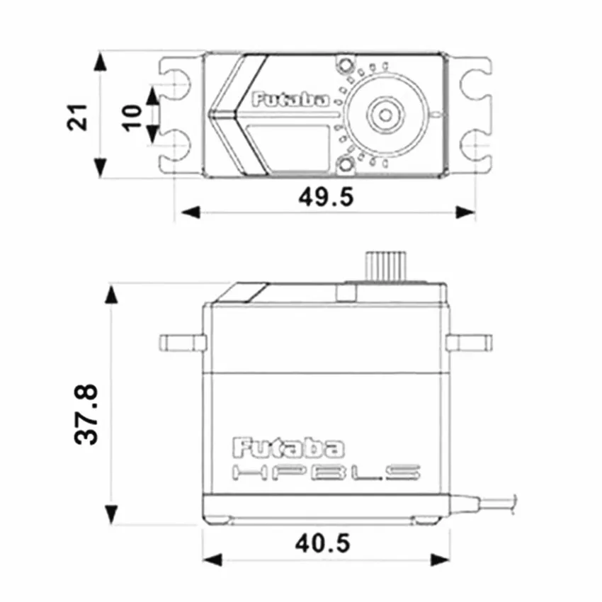 Futaba HPS-H700 0 07 s 44 кг бесщеточный двигатель с большим крутящим моментом цифровой