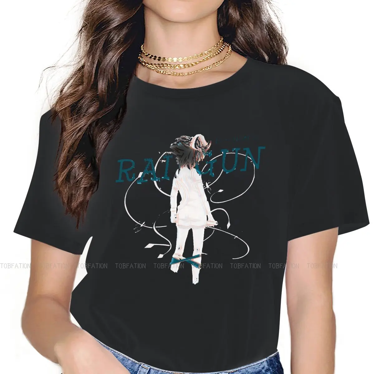 

A Certain Magical Index TShirt for Woman Girl Railgun T ASYLUM 5XL Leisure Tee T Shirt Trendy Loose