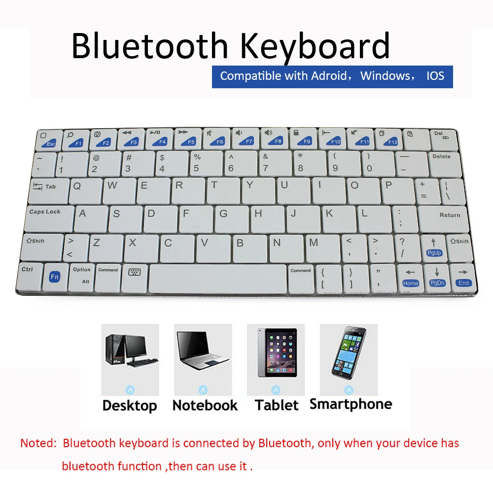 CHUYI Bluetooth 3,0 клавиатура эргономичная Беспроводная компьютерная портативная ультра-тонкая клавиатура для планшета Apple для iPad для Macbook