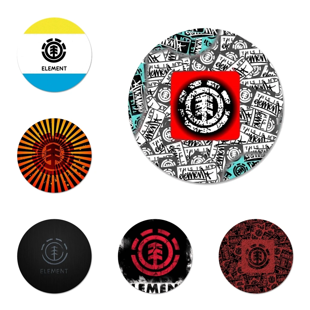 Element skate life Skateboard Badge Brooch Pin Accessories F