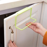 daily cabinet door back hook glove dishcloth bathroom storage rack nail free traceless door back wall dishcloth storage rack