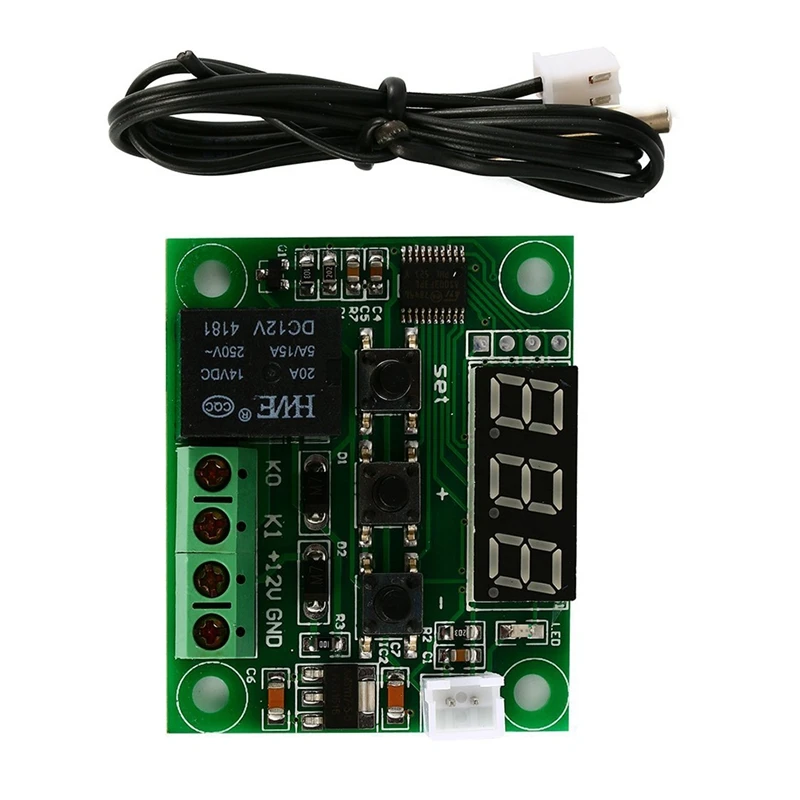 12 В цифровой модуль красный температурный светодиодный контроллер термостат