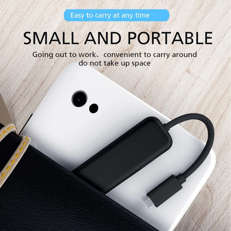 Q31 Usb C концентратор 6 в 1 Тип с 3 портами (стандарт 0 Порты светодиодный дисплей Sd/Tf