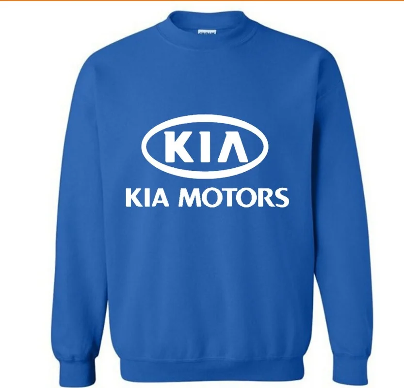 

New Fashion Cotton Men Hoodies KIA Car Logo Print Fleece O-Neck pullover Sweatshirts HipHop Harajuku Streetwear Men Clothing