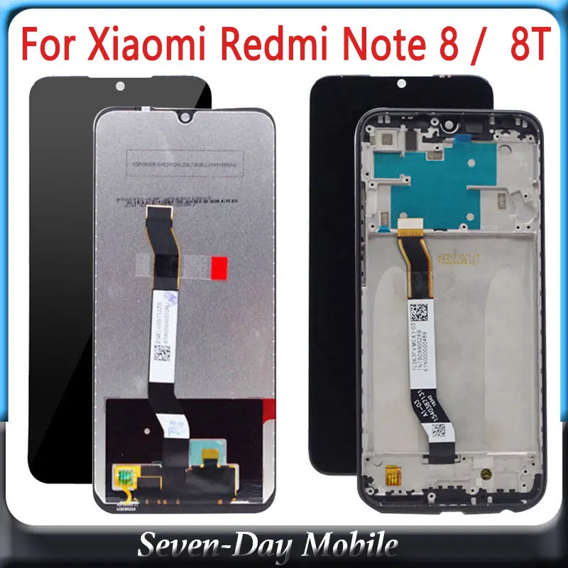 ЖК-дисплей 6 3 дюйма для Xiaomi Redmi Note 8T сменный сенсорный экран в сборе 8 | Мобильные