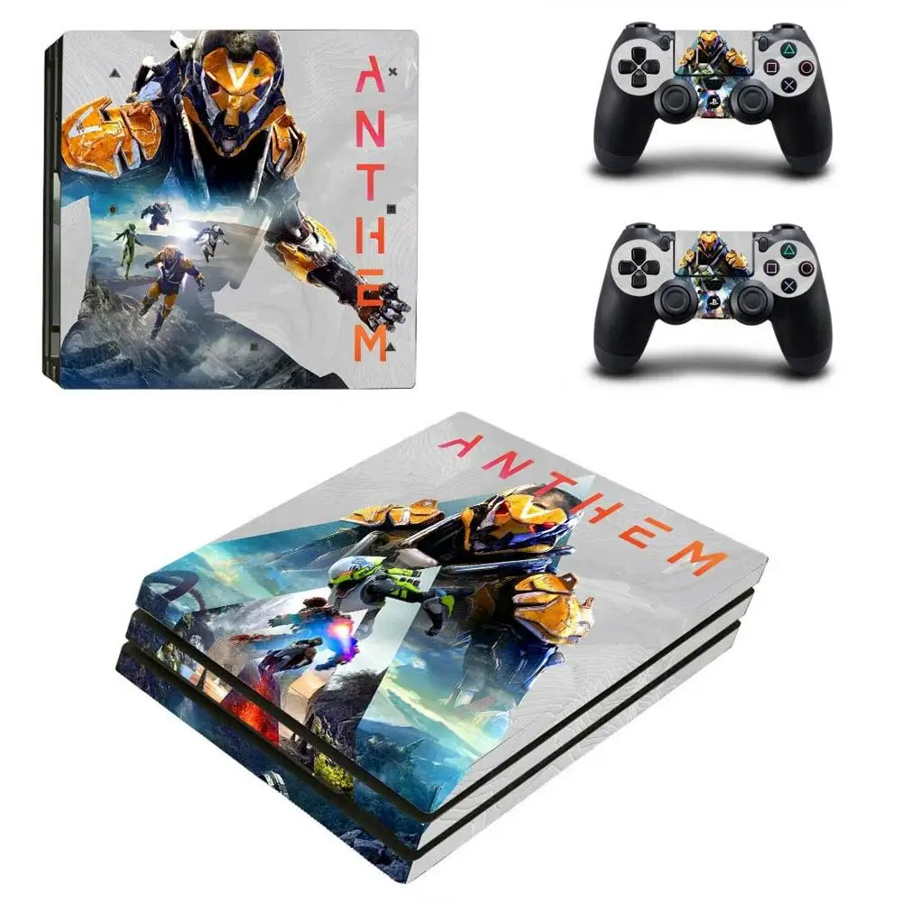 Игра Anthem PS4 Pro Стикеры Play station 4 кожи наклейка для Игровые приставки консоли и