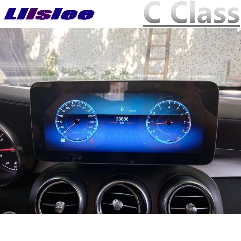 Для Mercedes Benz MB C Class W205 2014 ~ 2018 Liislee автомобильный мультимедийный плеер NAVI CarPlay