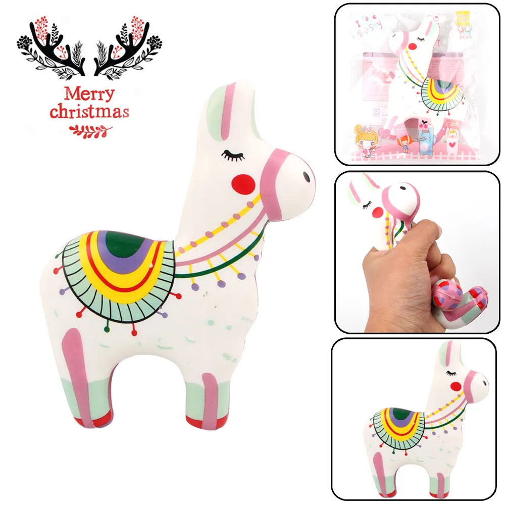 Антистресс игрушки Рождественские Цветные пони снятие стресса Ароматические