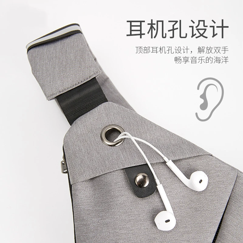 Цифровая поясная сумка для мужчин Спортивная нагрудная Сумочка через плечо с