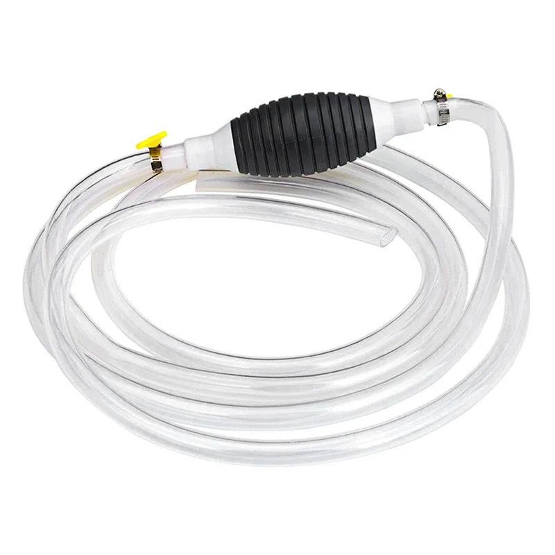 

High Flow Siphon Hand Pump Portable Manual Car Fuel Transfer with 2M Syphon Hose Car Styling