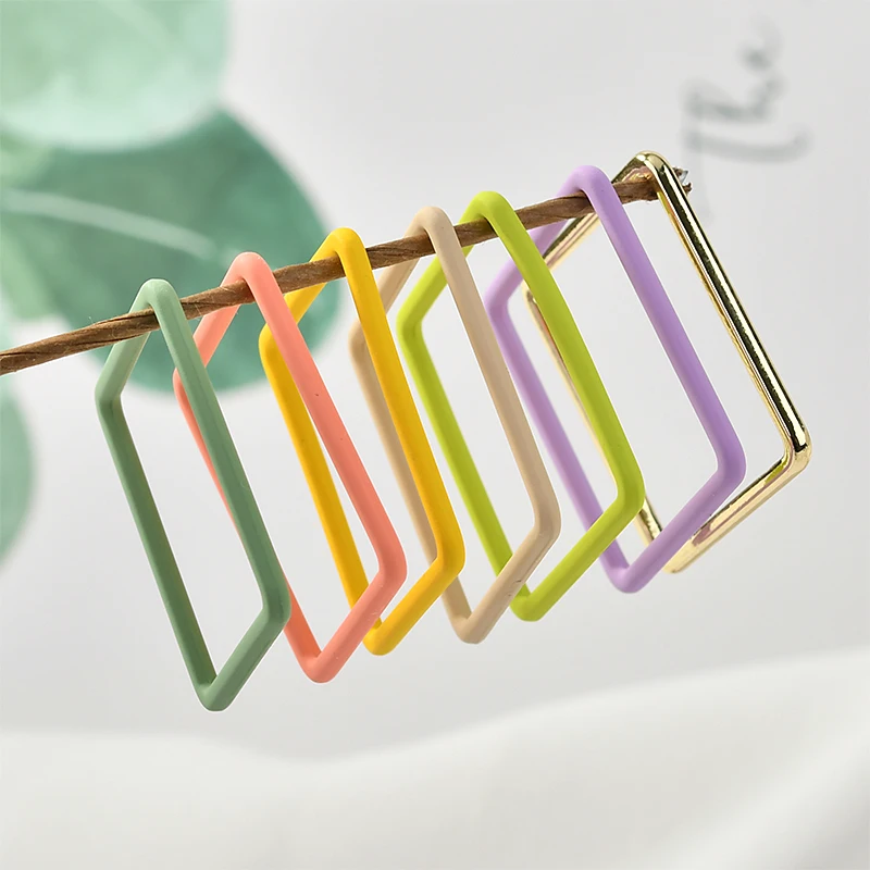 Весна макароны геометрический спрей кожа цвет квадратный алмаз ювелирный