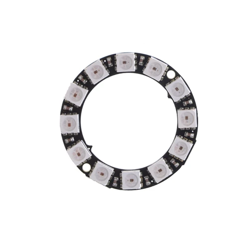 

Hot! High Quality 12Bit WS2812B 5050 RGB LED + Integrated Driver Module RGB LED Ring Dropshipping