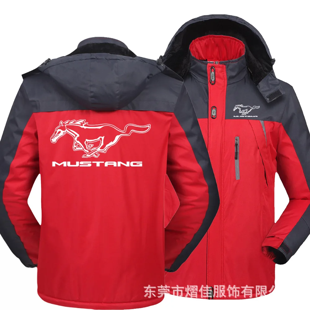 Зимняя парка для мужчин mustang ветрозащитные куртки из анорака с капюшоном толстые